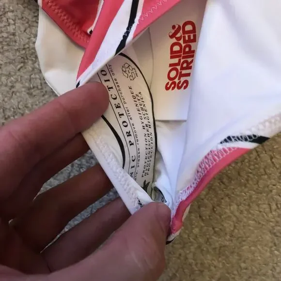 Solid & Striped THE ANNE-MARIE BELT COSMIC STRIPE sz S NWT's - Picture 5 of 7